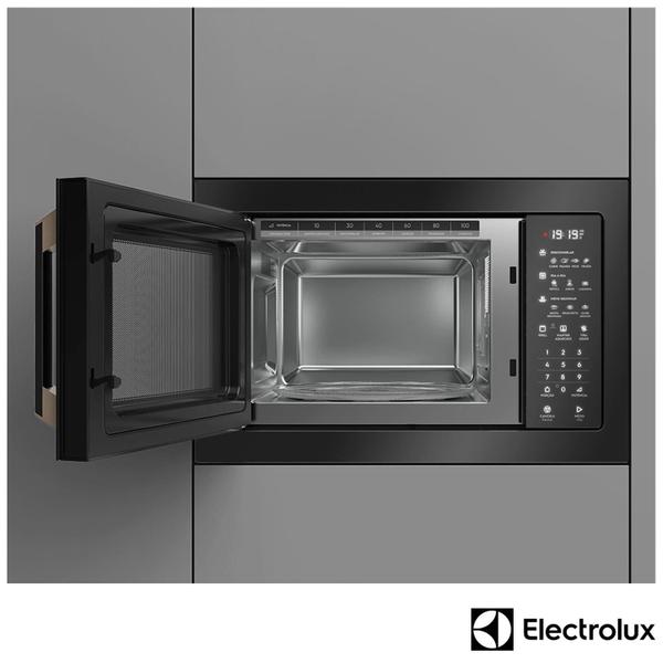 Imagem de Micro-ondas de Embutir Electrolux Pro Series com 34 Litros de Capacidade e Grill Preto - MV43T