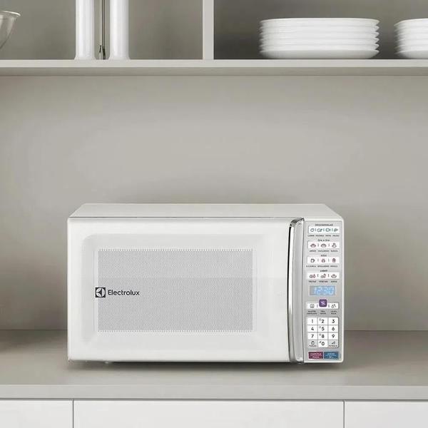 Imagem de Micro-ondas Electrolux 34L Branco 220V Prato Giratório