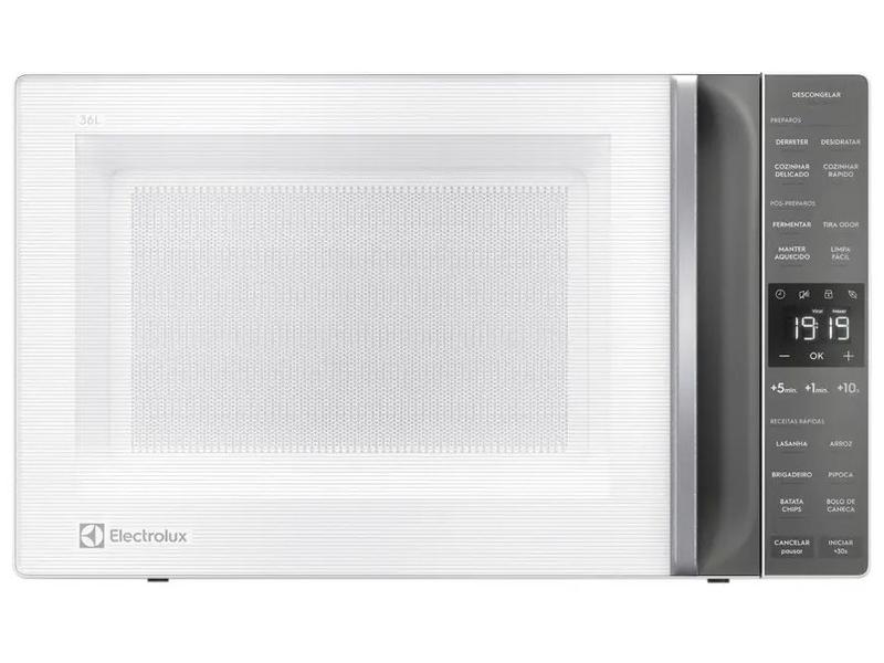Micro-ondas Electrolux 36L Branco e Cinza ME36B