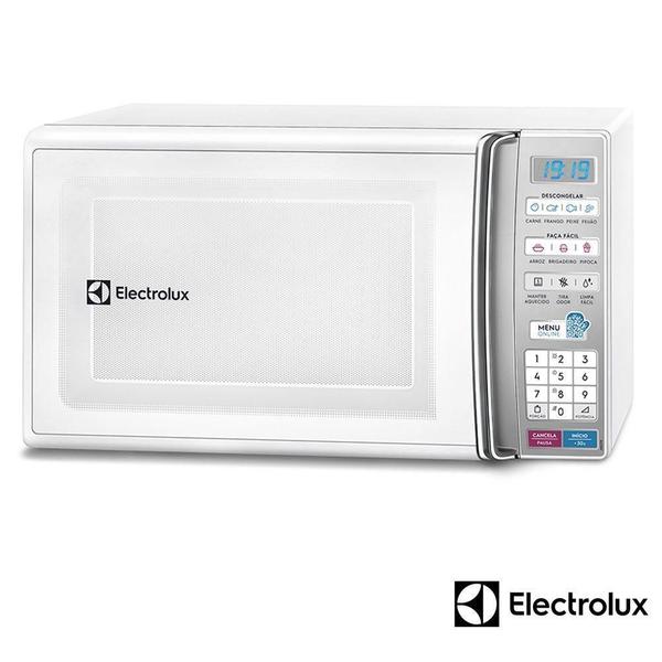 Imagem de Micro-Ondas Electrolux Branco 27L com 55 Receitas pré-programadas no Menu Online (MB37R) - 127V