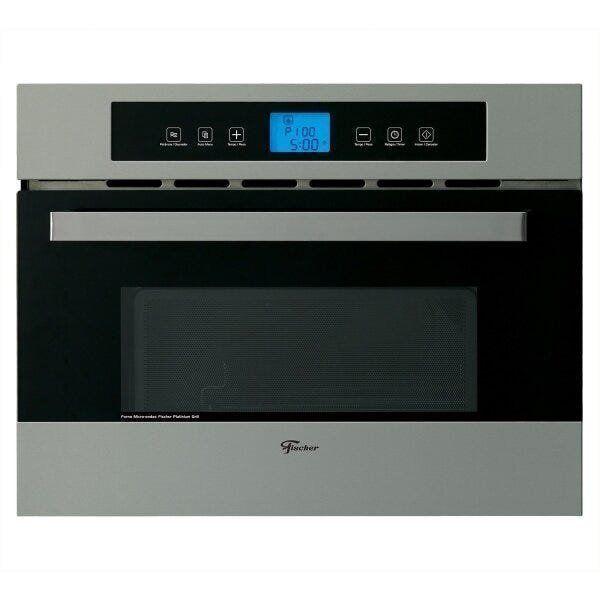 Imagem de Micro-ondas Inox de Embutir Platinium Grill 35L 127V Fischer