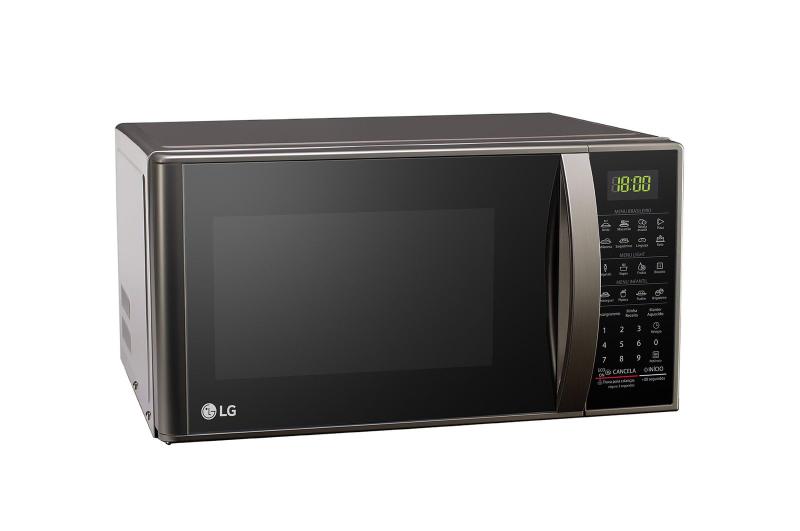 Imagem de Micro-ondas LG 30 litros Prata Limpa Fácil (MS3043BR)