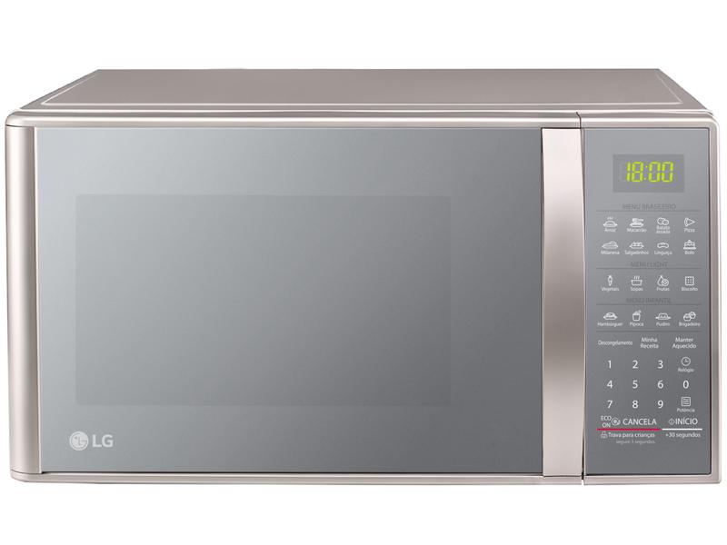 Micro-ondas LG 30L Prata MS3043BR Micro-ondas LG 30L Prata MS3043BR
