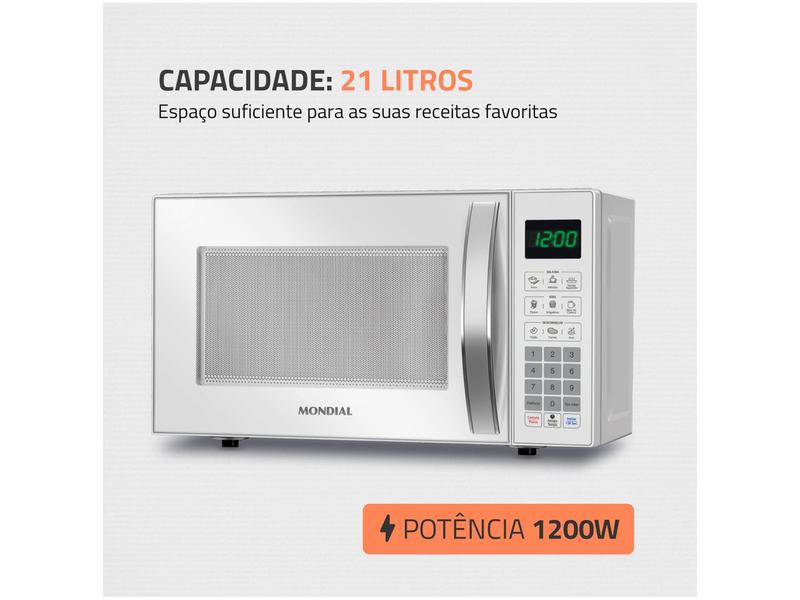 Imagem de Micro-ondas Mondial 21L Branco MO-01-21-W