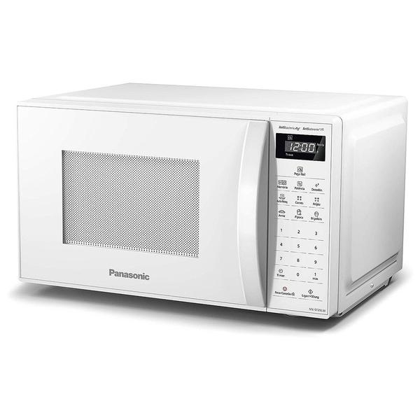 Imagem de Micro-Ondas Panasonic 21L Branco 220V com Tira Odor e Antibactéria AG- NN-ST25LWRUNK