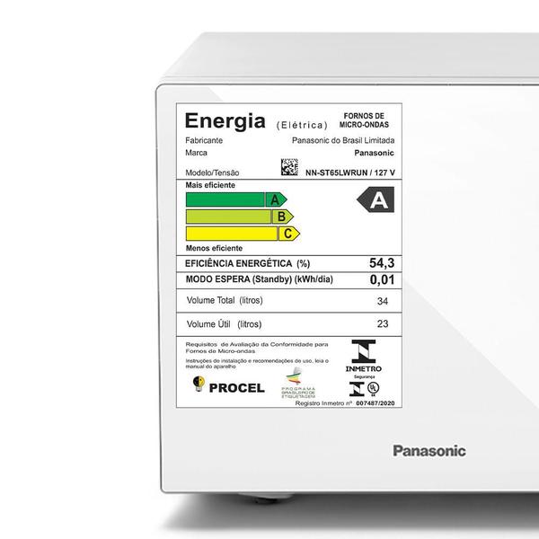 Imagem de Micro-ondas PANASONIC 34L Branco ST65LSRUK