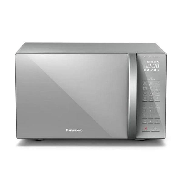 Imagem de Micro-ondas Panasonic Tecnologia Dupla Refeição 34 Litros Inox 110V NN-ST67LSRUN