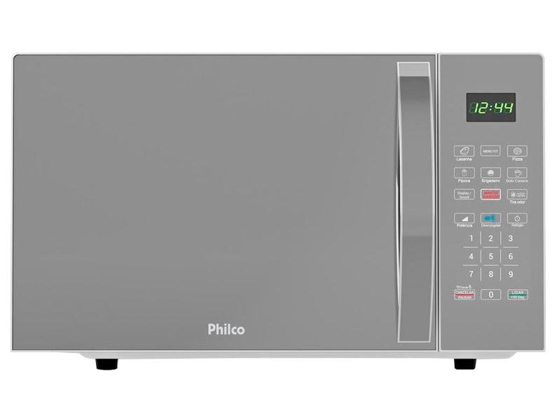 Micro-ondas Philco 28L Prata Espelhado PMO30S