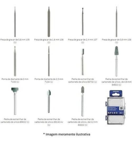 Imagem de Micro Retifica 3000 Microkit 729 Mandril 4486 Dremel 127V