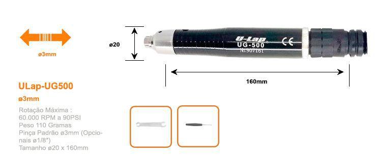 Imagem de Micro-Retífica Alto Torque 60.000 RPM UG-500