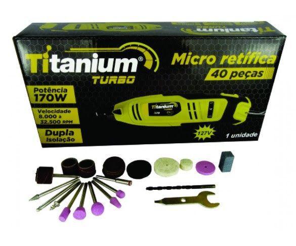 Imagem de Micro retifica titanium 127v mqs - titanium 05573