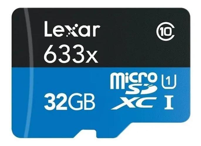 Imagem de Micro Sd Lexar Lsdmi32Gbb-633A High-Performance 633X Sd 32Gb