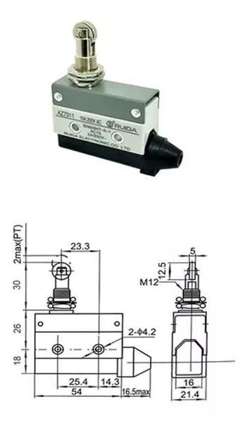 Imagem de Micro Switch - Modelo: Micro Switch Model