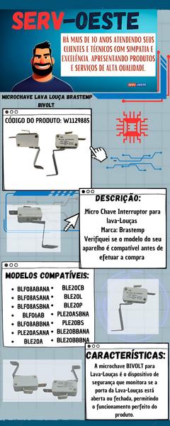 Imagem de Microchave brastemp lava louca ble20b ble20a ble20p w11294885