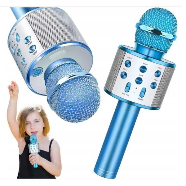 Imagem de Microfone Bluetooth Karaoke Youtuber Gravador Com Som Ws-858