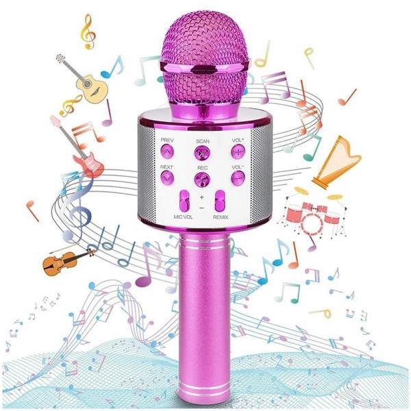 Imagem de Microfone Bluetooth Karaoke Youtuber Gravador Com Som Ws-858