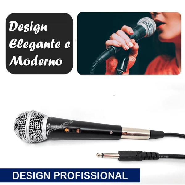 Imagem de Microfone Com Fio Dinâmico Excelente Reprodução de Voz  para Músicos, Karaoke, Palestras MT1012