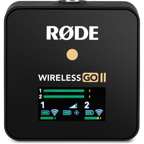 Imagem de Microfone Compacto Sem Fio Rode Wireless Go Ii Com 2 Microfo