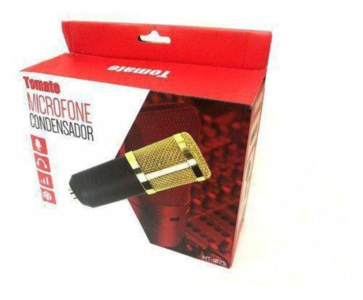 Imagem de Microfone Condensador Dourado Tomate Mt-1025