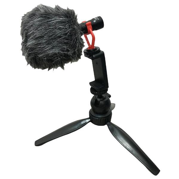 Imagem de Microfone Condensador P/ Filmadora Pc Celular KP-MIC800 Knup