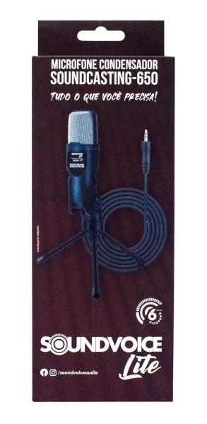 Imagem de Microfone Condensador Soundvoice Lite Soundcasting 650