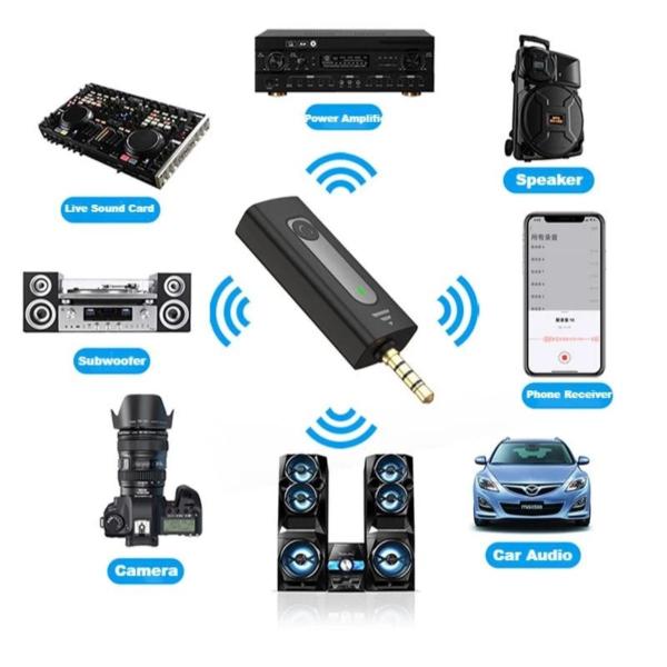 Imagem de Microfone de Lapela Duplo Universal K35 Conector Wireless para Smartphones