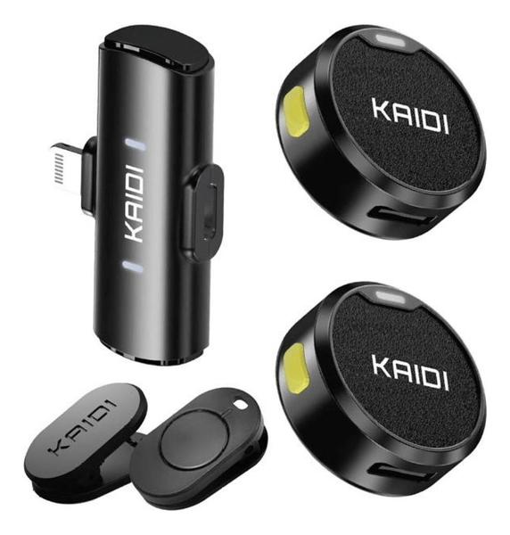 Microfone de lapela KAIDI KMF4-A sem fio para iOS