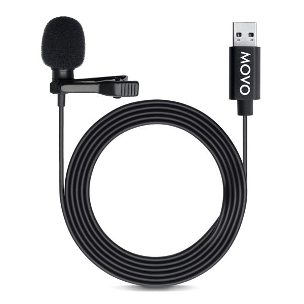 Imagem de Microfone de lapela USB M1 Lavalier para laptop, PC e Mac