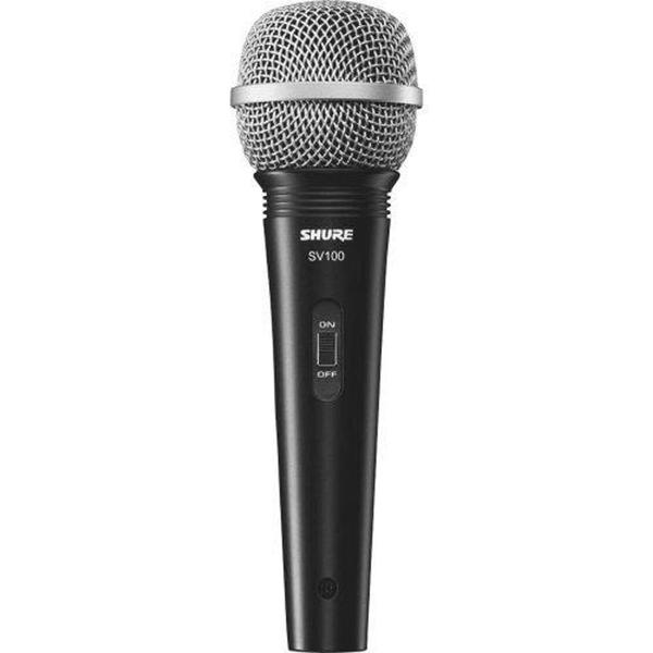 Imagem de Microfone de Mao Multifuncional com Fio SV100 Preto Shure