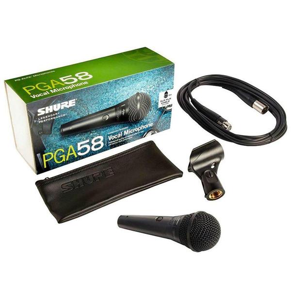 Imagem de Microfone de Mão Shure PGA58-XLR Com cabo XLR