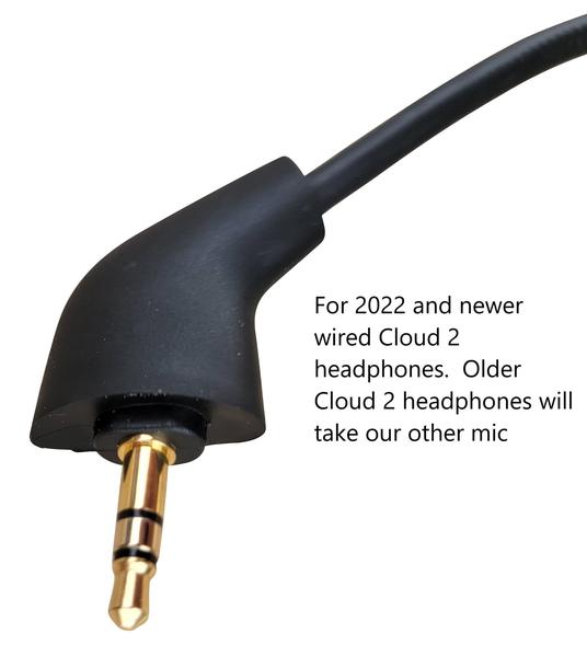 Imagem de Microfone de microfone de jogo de substituição Boom para HyperX Cloud 2