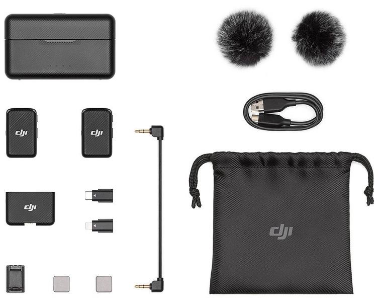 Imagem de Microfone Digital Wireless Dji Mic para Cameras e Smartphones (2,4 GHZ)