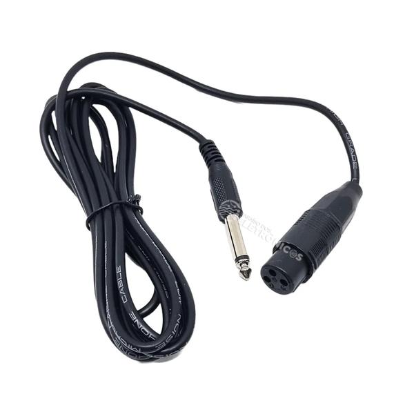 Imagem de Microfone Dinâmico Unidirecional Profissional Conector XLR 3 Pinos/P10 MT1018