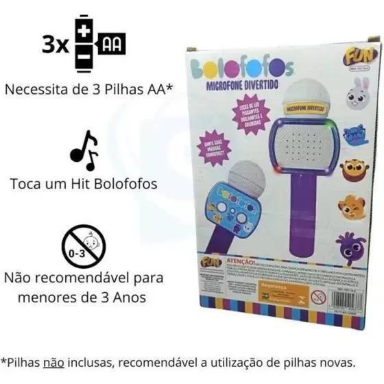 Imagem de Microfone Divertido Bolofofos Fun F01160 - 23 cm