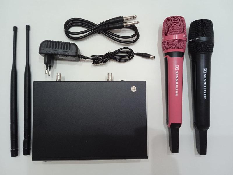 Imagem de Microfone duplo sem fio EW135 G4 Sennheiser - preto e rosa