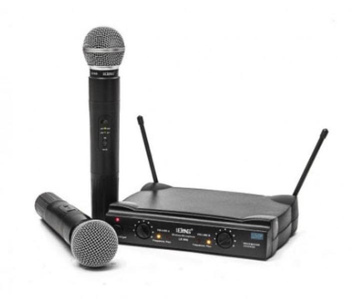 Imagem de Microfone Duplo Sem Fio Uhf Wireless Profissional Le 906