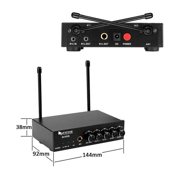 Imagem de Microfone Fifine K036 Dual Sem Fio