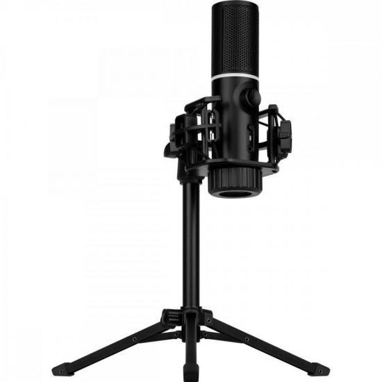 Imagem de Microfone Gamer Streamplify Mic Tripod Com Tripé Preto RGB