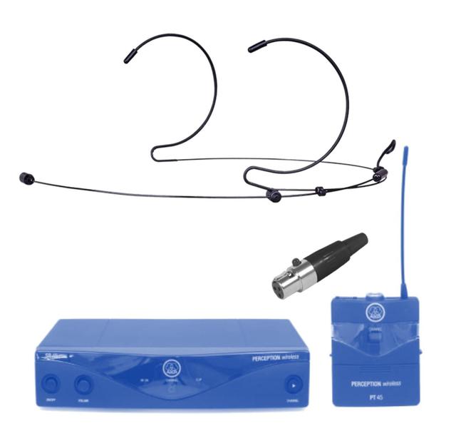 Imagem de Microfone Headset Bilateral,4Mm,P/Body Pack Akg Pw45/Karsect