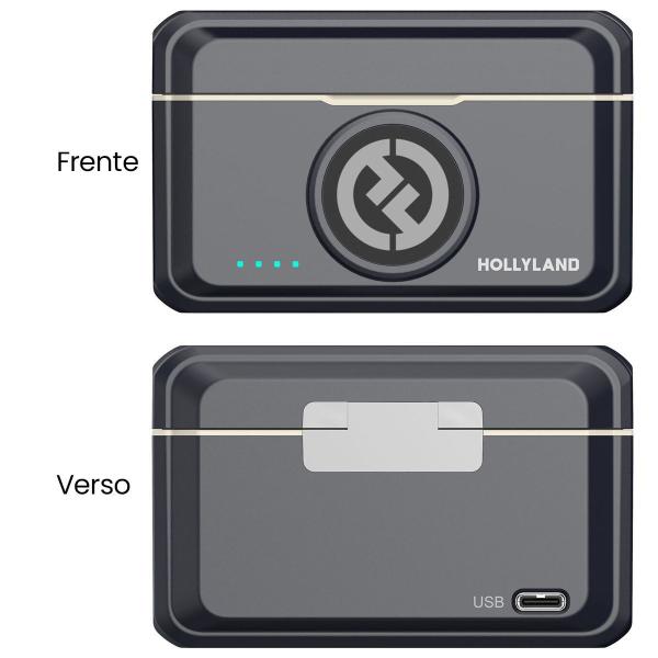 Imagem de Microfone Hollyland Lark M2 Duplo 2.4ghz, Sem Fio, Para Câmeras