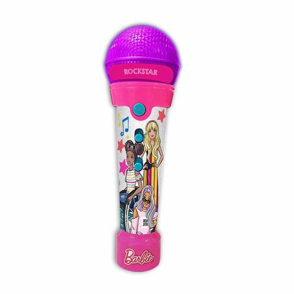 Imagem de Microfone Infantil com Som e Luzes - Barbie Rockstar - Fun Divirta-se