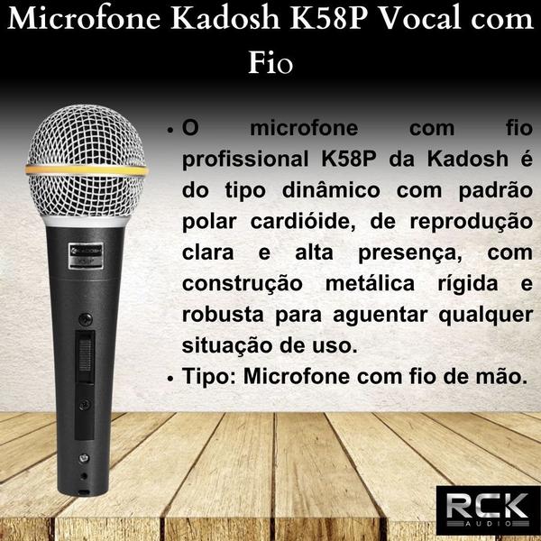 Imagem de Microfone Kadosh K58P Vocal com Fio