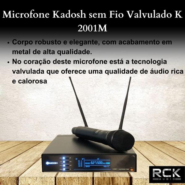 Imagem de Microfone Kadosh sem Fio Valvulado K 2001M