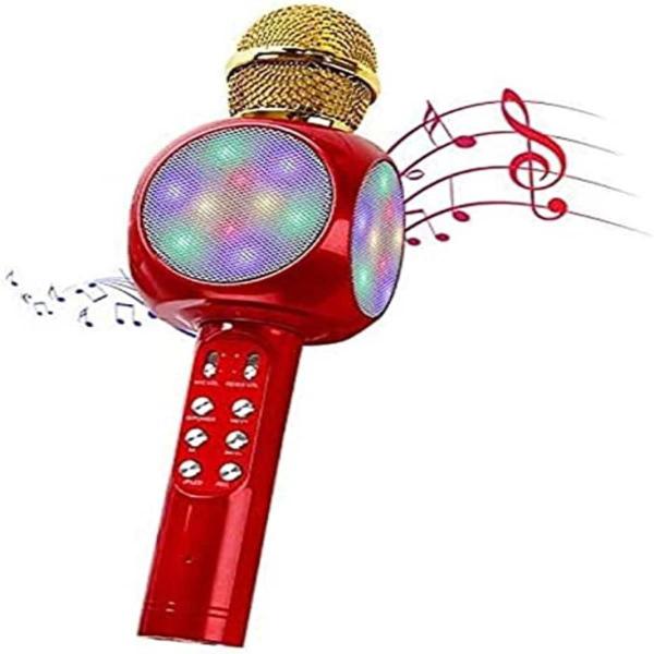 Imagem de Microfone Karaoke Usb Bluetooth Led Speaker Colorido