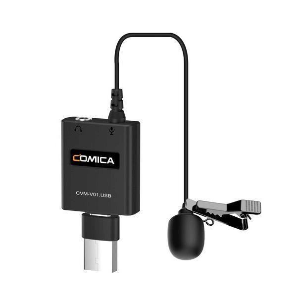 Imagem de Microfone Lapela Comica Cvm-V01.Usb Condensador