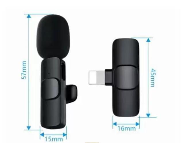 Imagem de Microfone Lapela Estéreo Gravação S/ Fio Wireless + Nfe