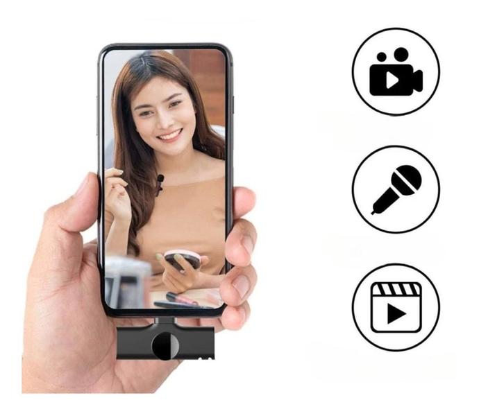 Imagem de Microfone Lapela Sem Fio Compatível Android Usb C Type C Nf