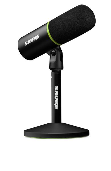 Imagem de Microfone para jogos Shure MV6 Dynamic USB PC com suporte e saída