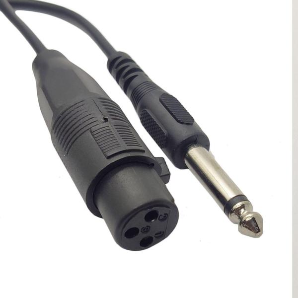 Imagem de Microfone Profissional Karaokê Dinâmico Unidirecional Com Fio 3m Conector P10 - TOMATE