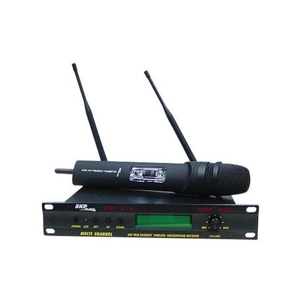 Imagem de Microfone Profissional Sem Fio UHF 270 SKP 3 Canais